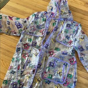 Star Wars Colorful Hooded Raincoat with Cartoon Print new without tag